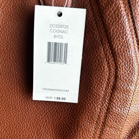 STEVE MADDEN NWT SHOULDER BAG D0324125 COGNAC BVOL - Picture 16 of 16
